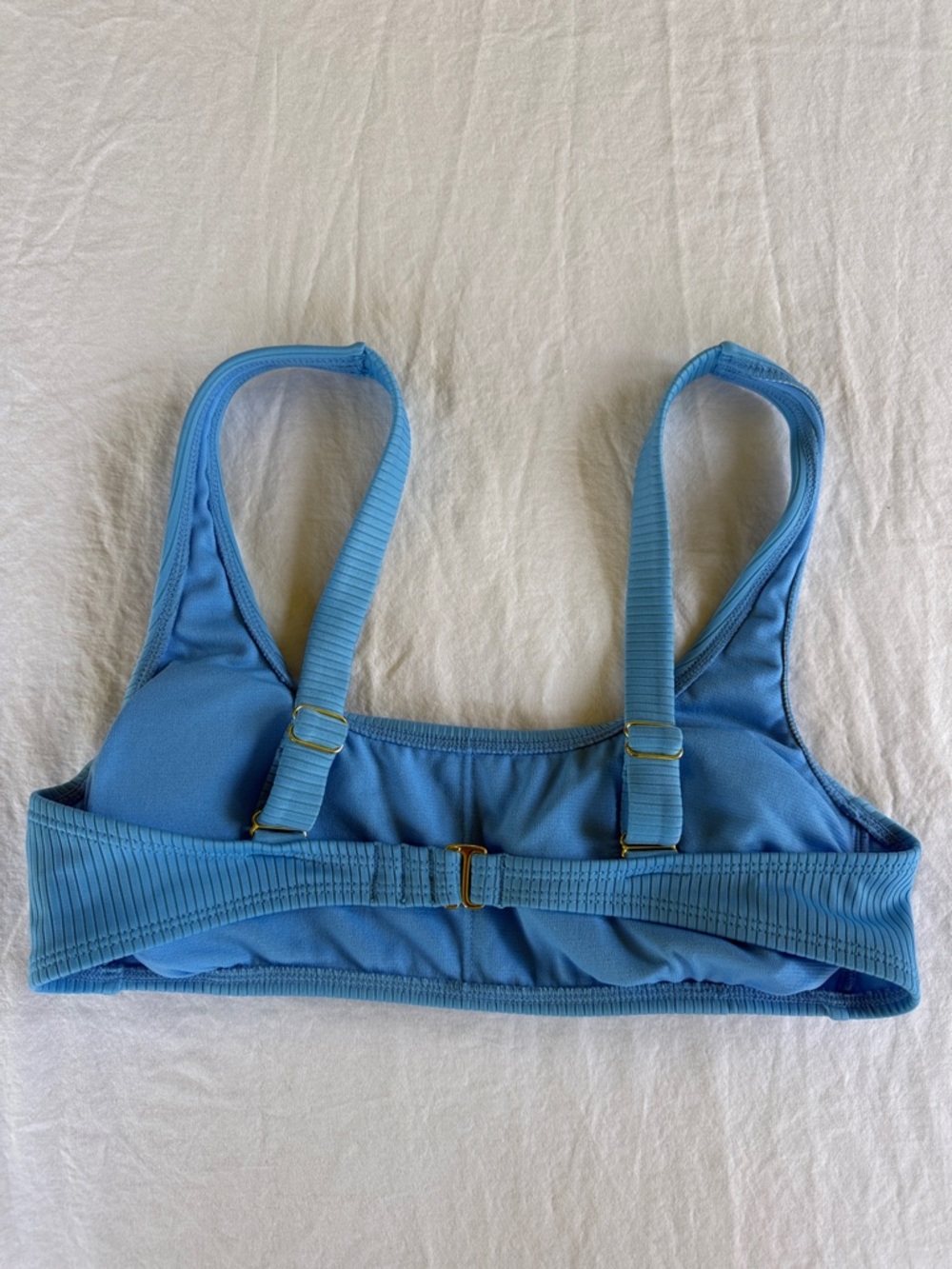 wild fable Blue Ribbed Bikini Top - Picture 2 of 2